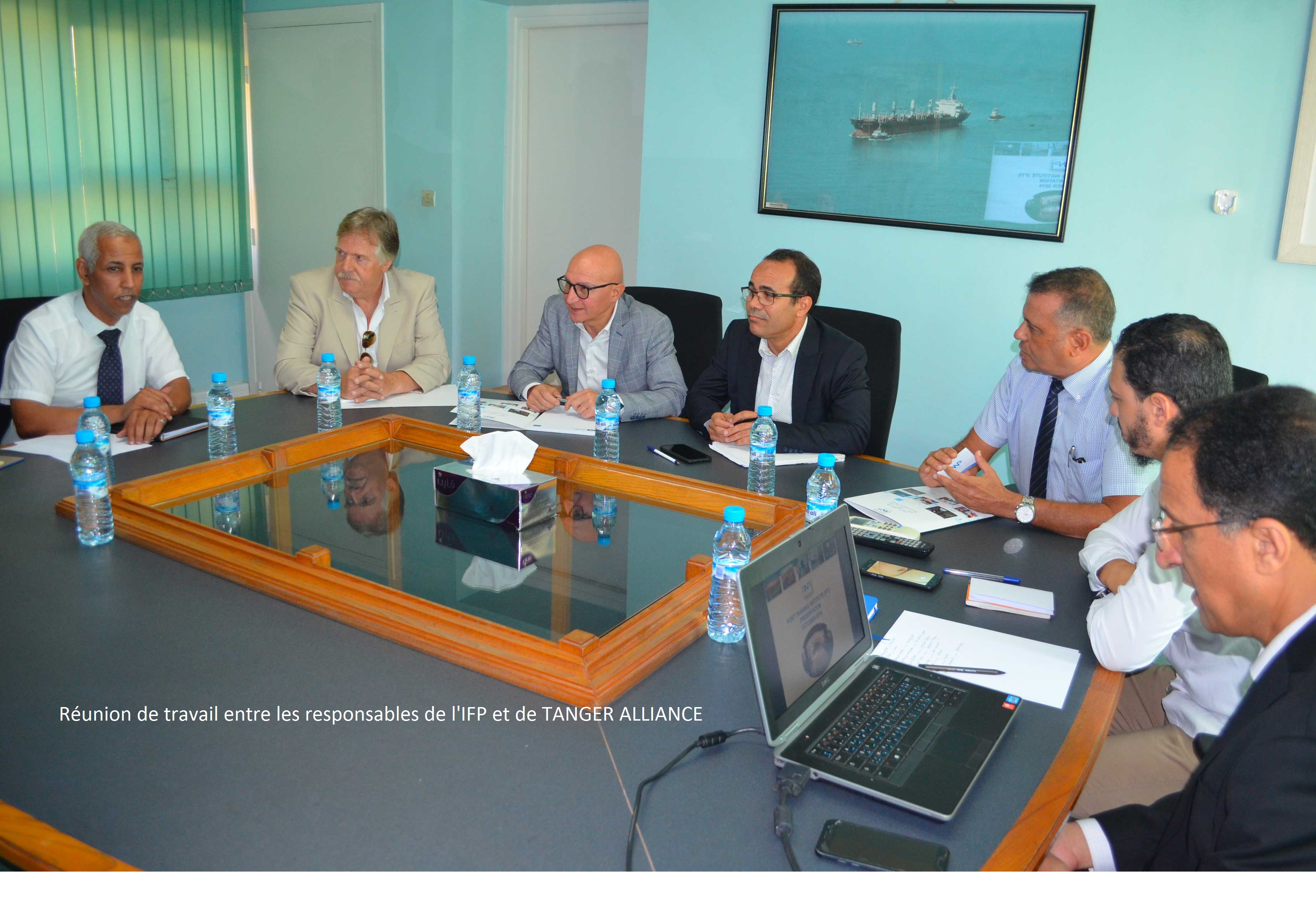 Signature d’une convention de coopération en matière de formation entre la société Tanger Alliance et l’Agence Nationale des Ports